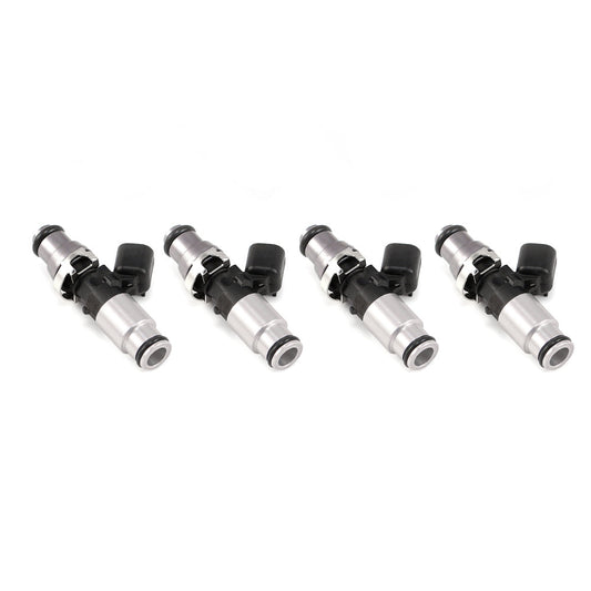 Injector Dynamics 1700cc Injectors - Audi/VW 1.8T, Cobalt SS, 06-14 Miata - 60mm Length - 14mm Grey Top - 14mm Lower O-Ring - 1700.60.14.14B.4